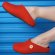 Домашние валенки Step, красные 