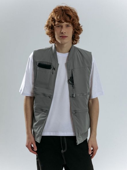 Жилет Hard Work, серый 