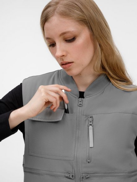 Жилет Hard Work, серый 