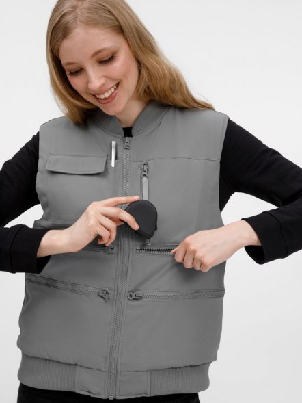 Жилет Hard Work, серый 