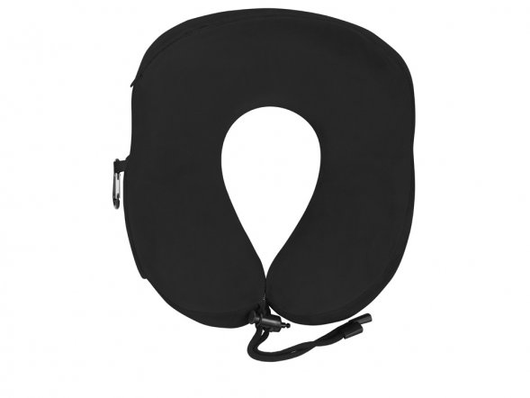 Подушка Dream с эффектом памяти, с кармашком, черный 