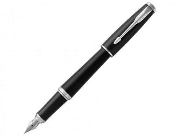Перьевая ручка Parker Urban Core, (матовый черный лак) Muted Black CT, F309, перо: F, цвет чернил: b 