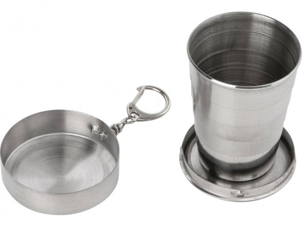 Набор Подарочный: фляга 511/2 (рыжая кожа), 2л+2 стаканчика+2 вилки 