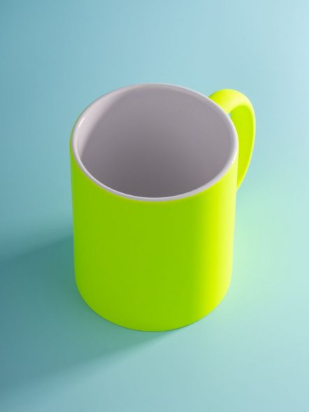 Кружка Colorido, желтый неон 