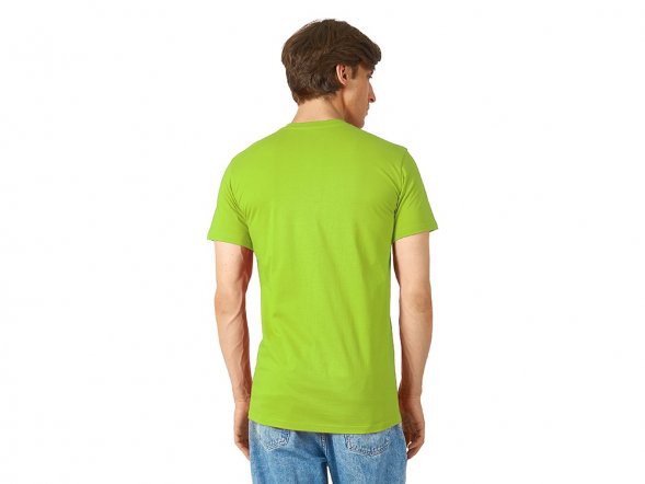Футболка Heavy Super Club мужская с V-образным вырезом, зеленое яблоко 
