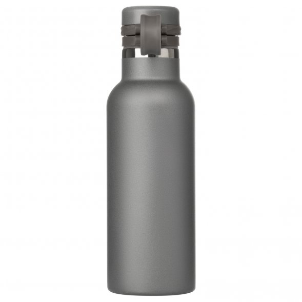 Термобутылка вакуумная герметичная Modena, серая, гладкое покрытие 