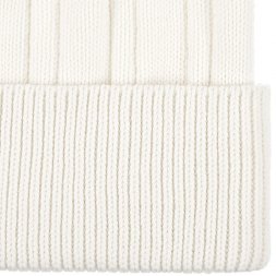 Шапка Knit Beat, белая (молочная)
