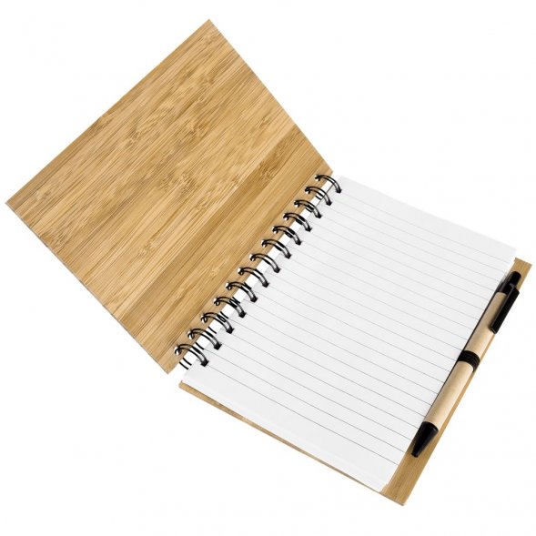 Блокнот на кольцах Bambook с шариковой ручкой 