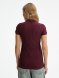 Рубашка поло женская Brandy Women, бордовая с белым 
