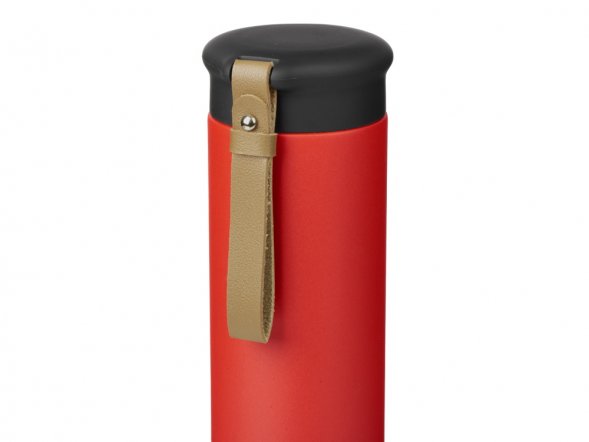 Вакуумный термос Engage, 450 мл, тубус, красный 