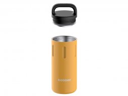 Вакуумный термос с керамическим покрытием бытовой, тм bobber, 590 мл. Артикул Bottle-590 Ginger Tonic (имбирный тоник)