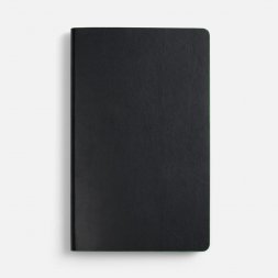 Ежедневник Trait, недатированный, черный с зеленым