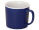 Матовая кружка Nancy 360 мл цветная снаружи, белая внутри, синий 
