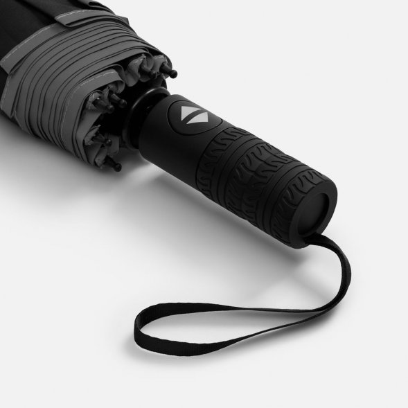 Зонт складной Tyre, черный 