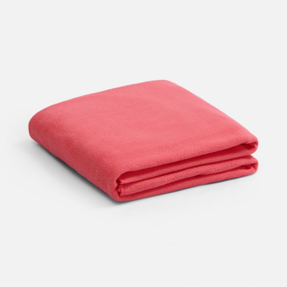 Флисовый плед Warm&amp;amp;Peace, розовый (коралловый) 