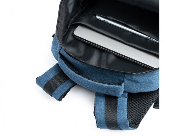 Рюкзак GREGOR из переработанного полиэстера RPET 600D, королевский синий 