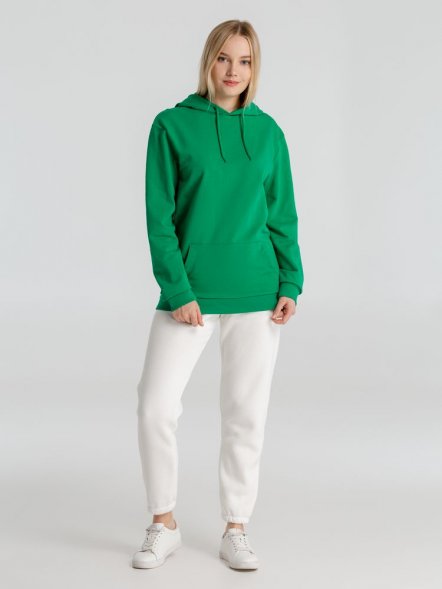 Толстовка с капюшоном унисекс Hoodie, зеленая 