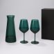 Подарочный набор декантер + 2 бокала для вина Emerald в черной коробке 