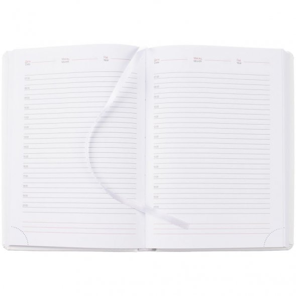Ежедневник Prizma, недатированный, белый 