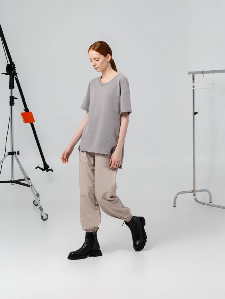 Футболка унисекс Kosmos 1.0, серая 