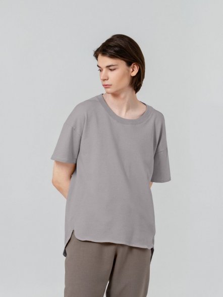 Футболка унисекс Kosmos 1.0, серая 