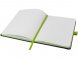 Блокнот Color edge A5, черный/лайм 