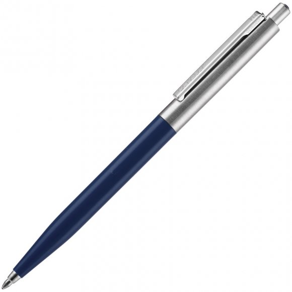 Ручка шариковая Senator Point Metal, ver.2, темно-синяя 
