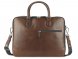 Сумка Mano Don Valentino, натуральная кожа в коричневом цвете, 41,5 х 31 х 10 см 