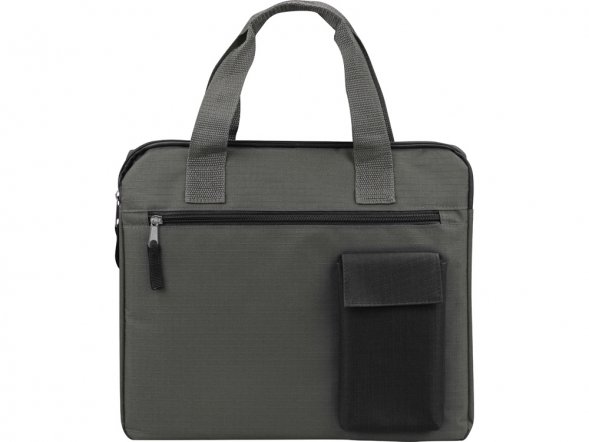 Конференц сумка Session, серый/черный 