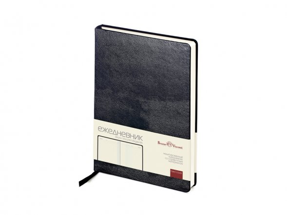 Ежедневник недатированный А5 Megapolis, черный 