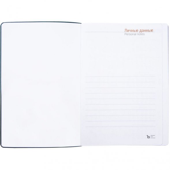 Ежедневник Flexpen Color, датированный, синий 