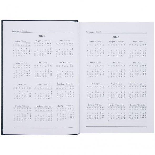 Ежедневник Baza, датированный, зеленый 