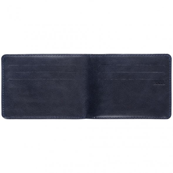 Портмоне inCase, серое с синим 
