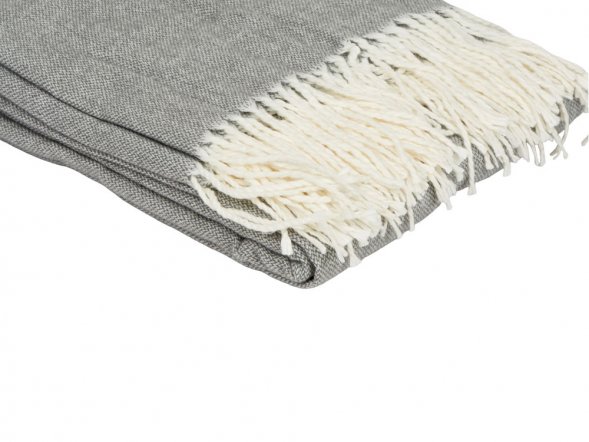 Акриловый плед Dapple 160x210 см, холодный серый 