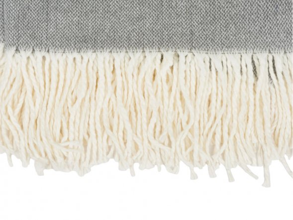 Акриловый плед Dapple 160x210 см, холодный серый 