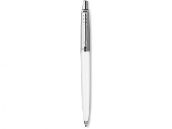 Шариковая ручка Parker Jotter ORIGINALS WHITE CT, стержень: Mblue ЭКО-УПАКОВКА 