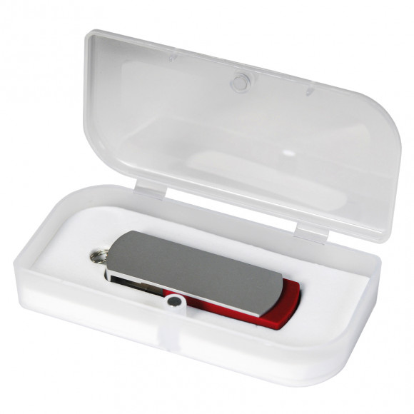 Флешка Elegante 16 Gb в подарочной упаковке, красная 