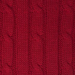 Плед Fado вязаный, красный (без подарочной коробки)