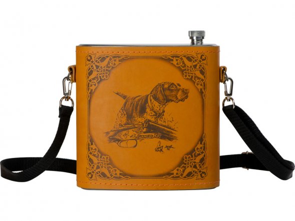 Фляга 510 (рыжая кожа), 1,5 л 