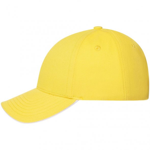 Бейсболка Spiker, желтая с белым 