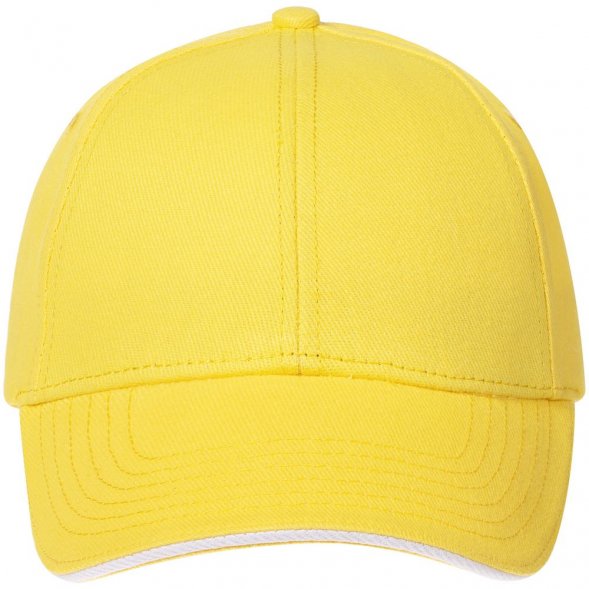 Бейсболка Spiker, желтая с белым 
