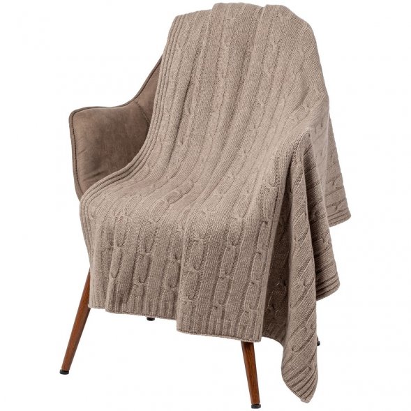 Плед Auray, бежевый 