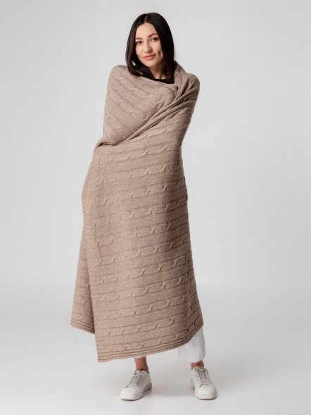 Плед Auray, бежевый 