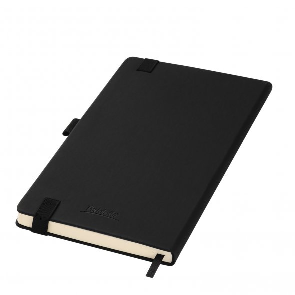 Ежедневник Alpha недатированный, черный/черный 