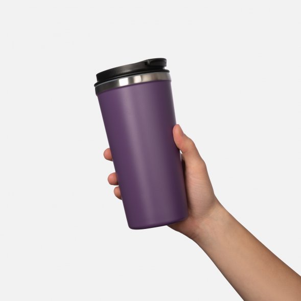 Термокружка вакуумная Palermo, фиолетовая 