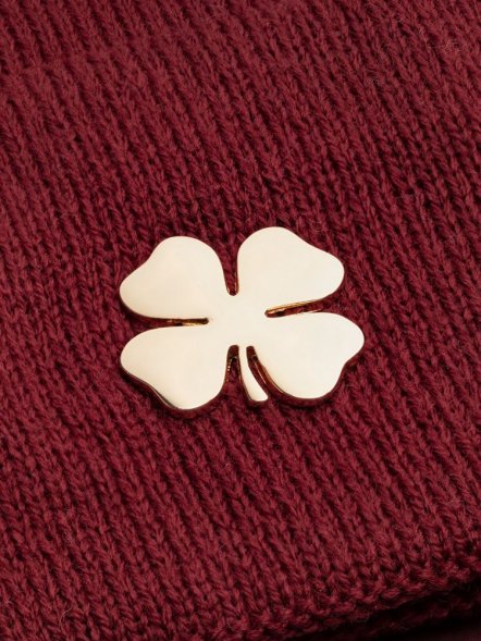 Шильдик «Счастливый клевер», золотистый 