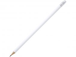 Карандаш деревянный COUVET с ластиком, белый