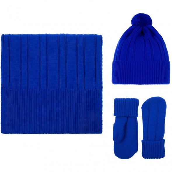 Шапка Knit Beat, синяя 