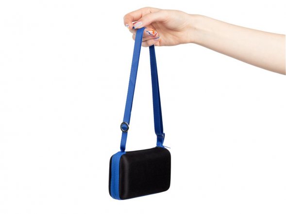 Зонт складной Color Action, в кейсе, синий 