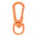 Застежка-карабин Snap Hook, S, оранжевый неон 